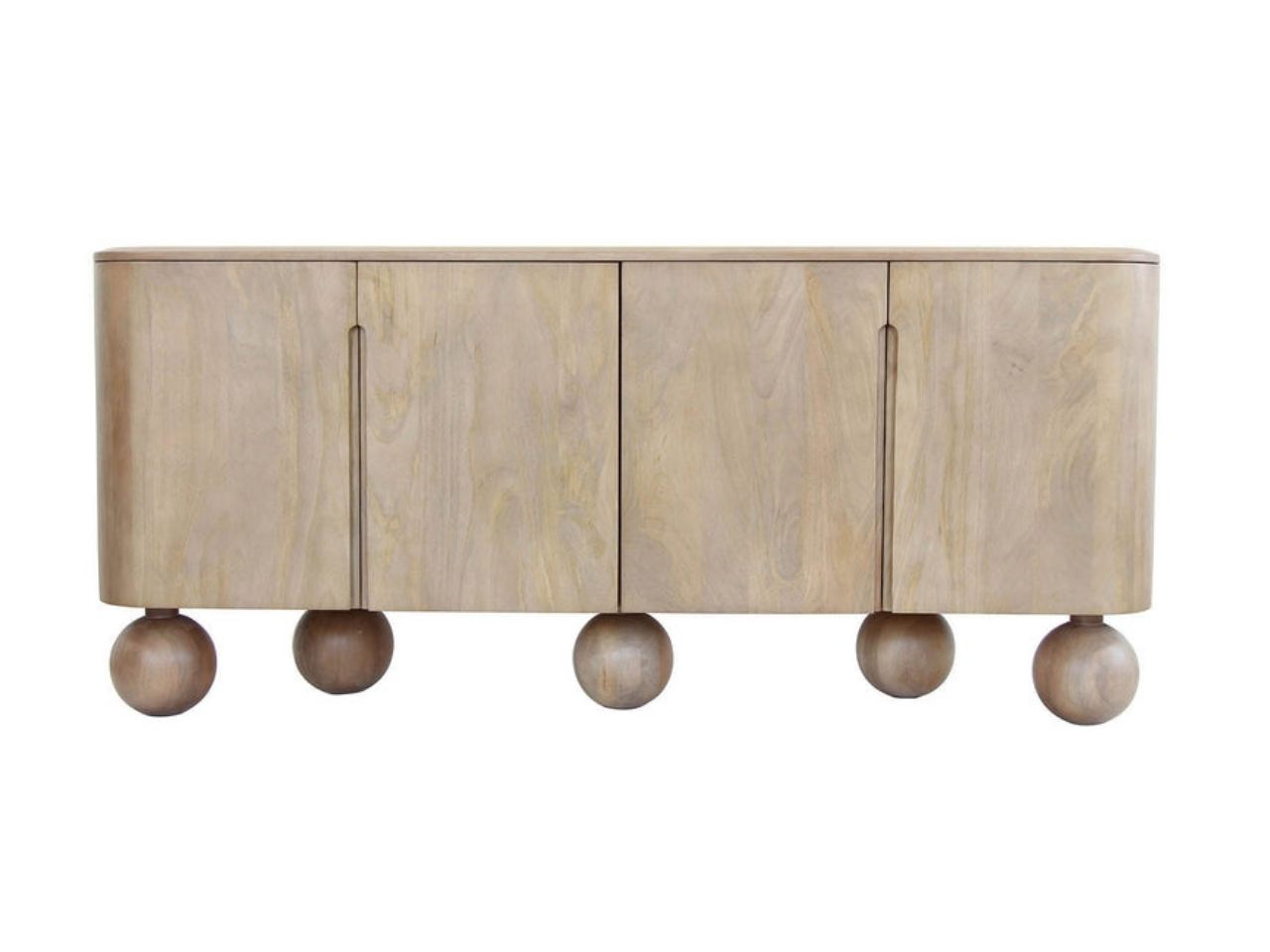 Globe sideboard in Calgary in a white background front view