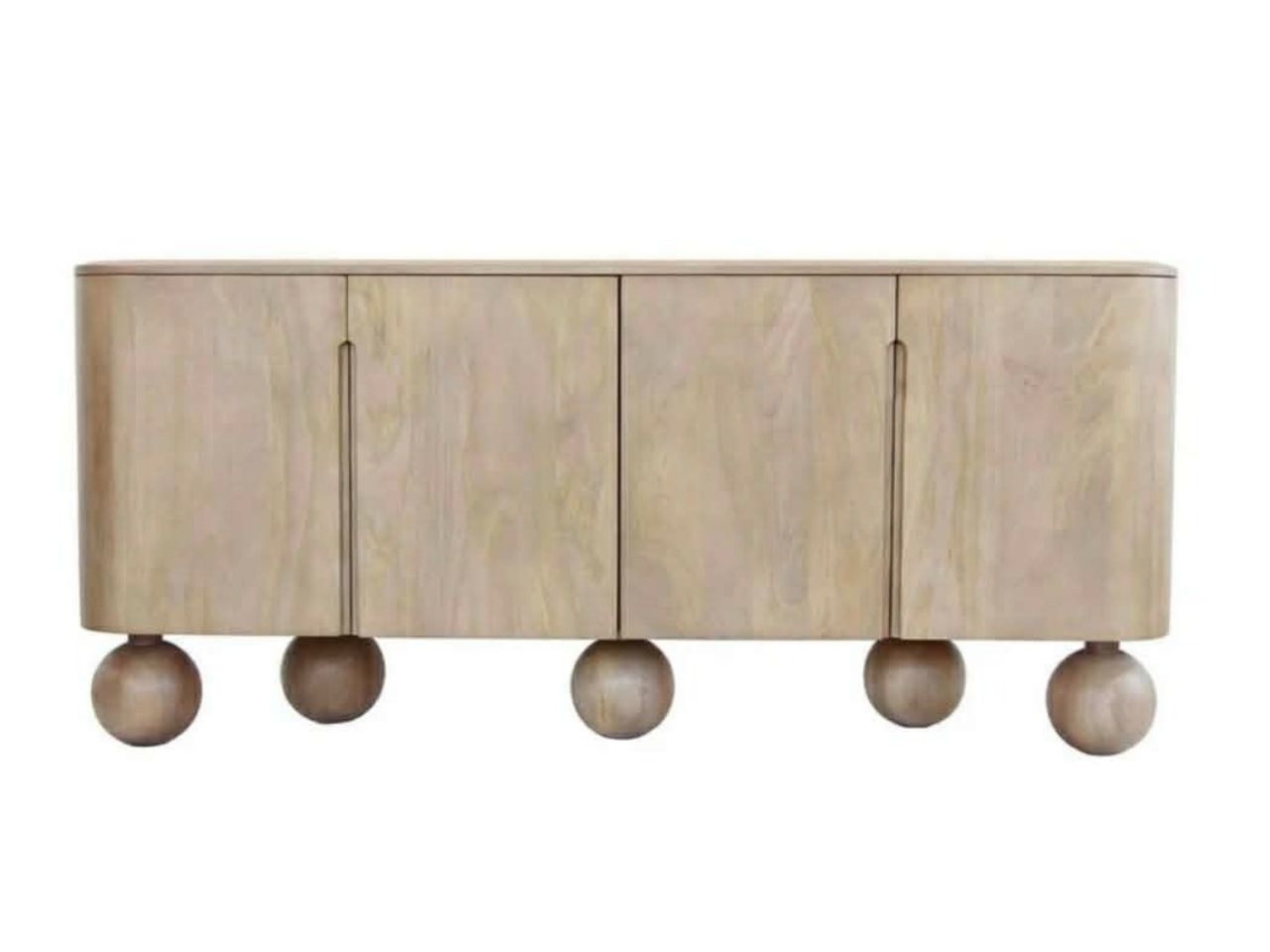 Globe side board in Calgary in a white background