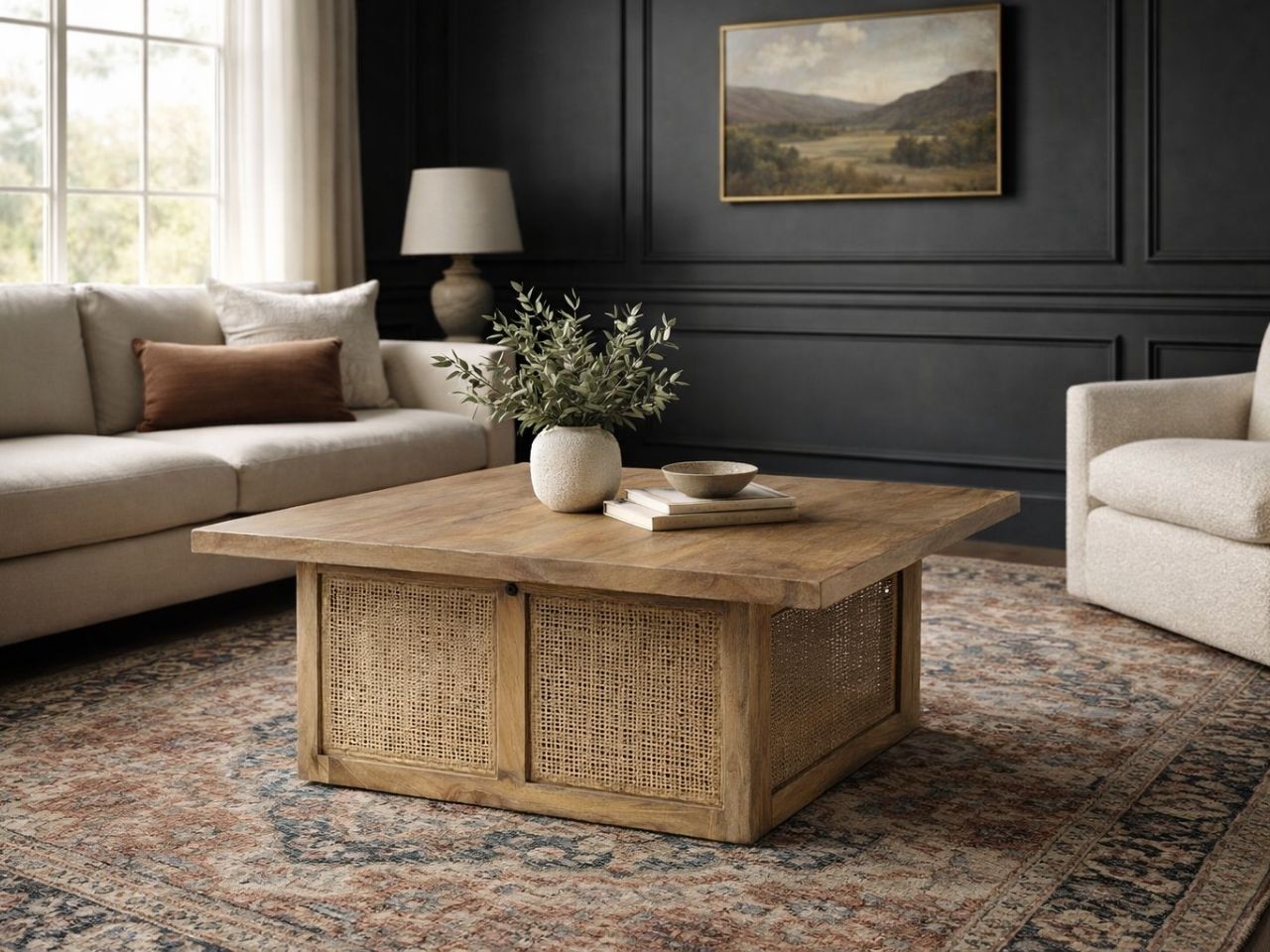 Grier Coffee Table - Light Wood | Calgary Furniture Store