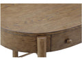 Hadleigh Brown Oval Writing Desk - Calgary Furniture Store