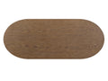 Hadleigh Brown Oval Writing Desk - Calgary Furniture Store