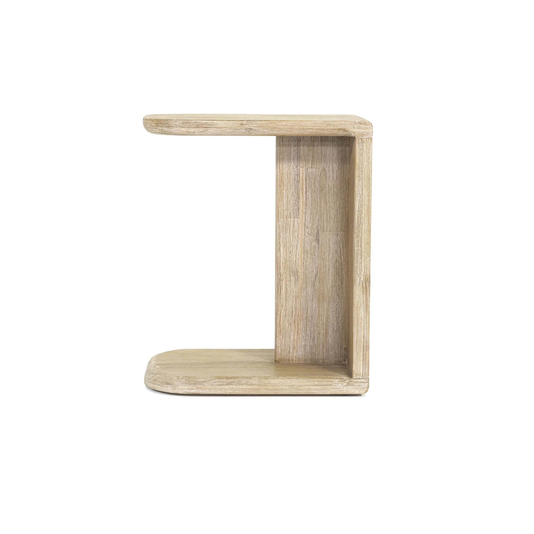 Haru C-Shaped Side Table - Calgary Furniture Store