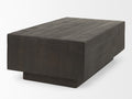 Hayden Coffee Table - Dark Brown - Rectangular - Calgary Furniture Store