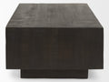 Hayden Coffee Table - Dark Brown - Rectangular - Calgary Furniture Store