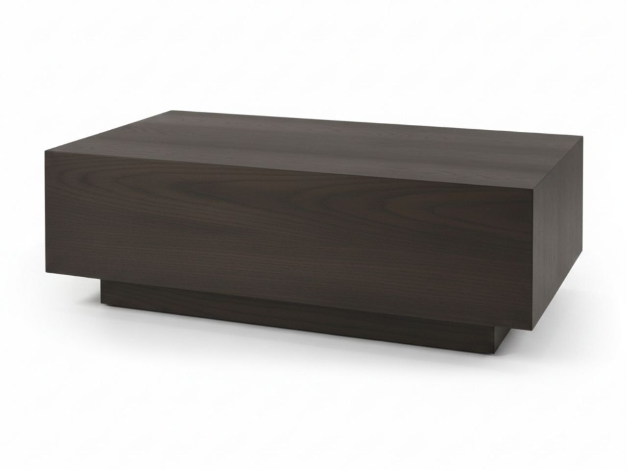 Hayden Coffee Table - Dark Brown - Rectangular in a white background - Calgary Furniture Store