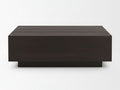Hayden Coffee Table - Dark Brown - Rectangular in a white background - Calgary Furniture Store