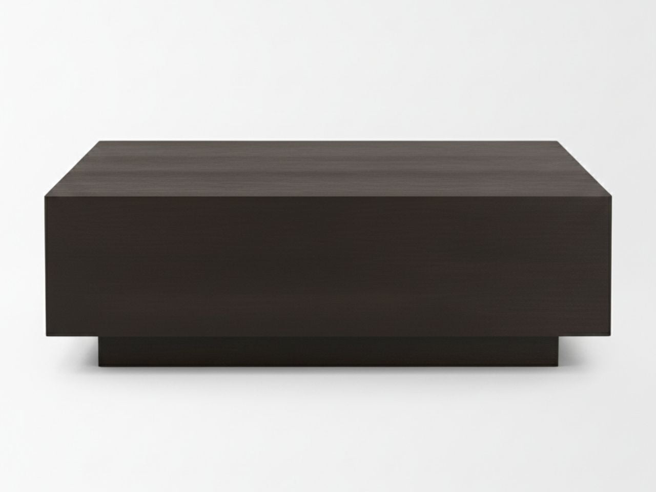 Hayden Coffee Table - Dark Brown - Rectangular in a white background - Calgary Furniture Store