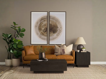 Hayden Dark Brown Wood Rectangular Coffee Table in Calgary 