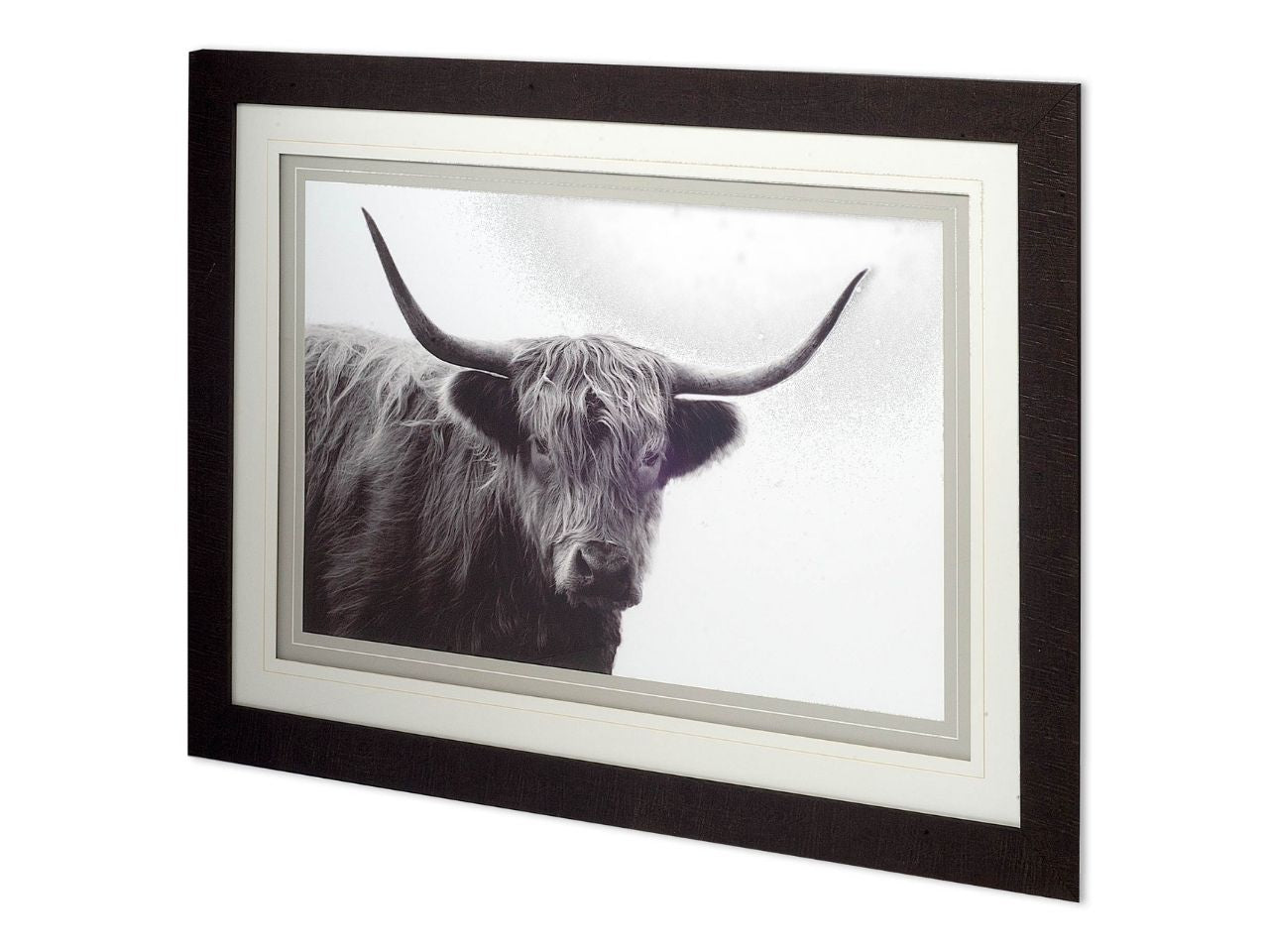 Highland Haze Framed Wall Art Series - Farmhouse Animal Photography Prints in Calgary in a white background