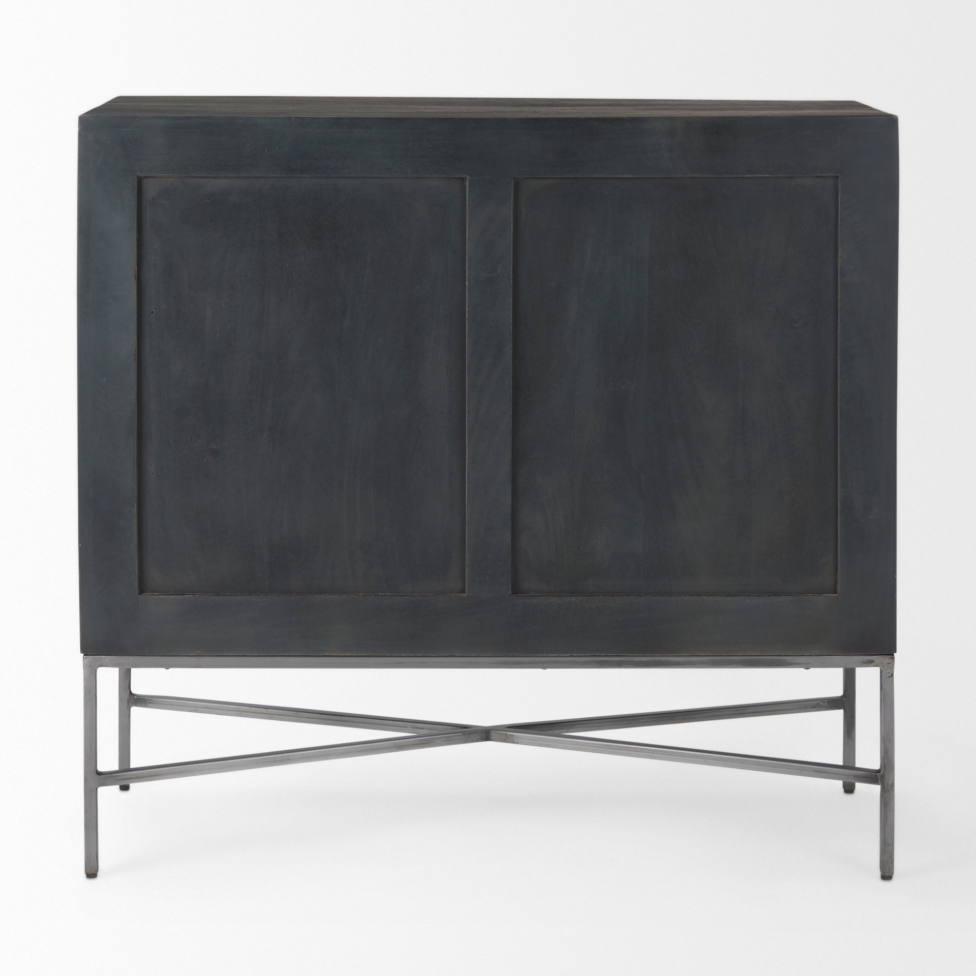Hogarth Accent Cabinet - Dark Wood - Calgary Furniture Store