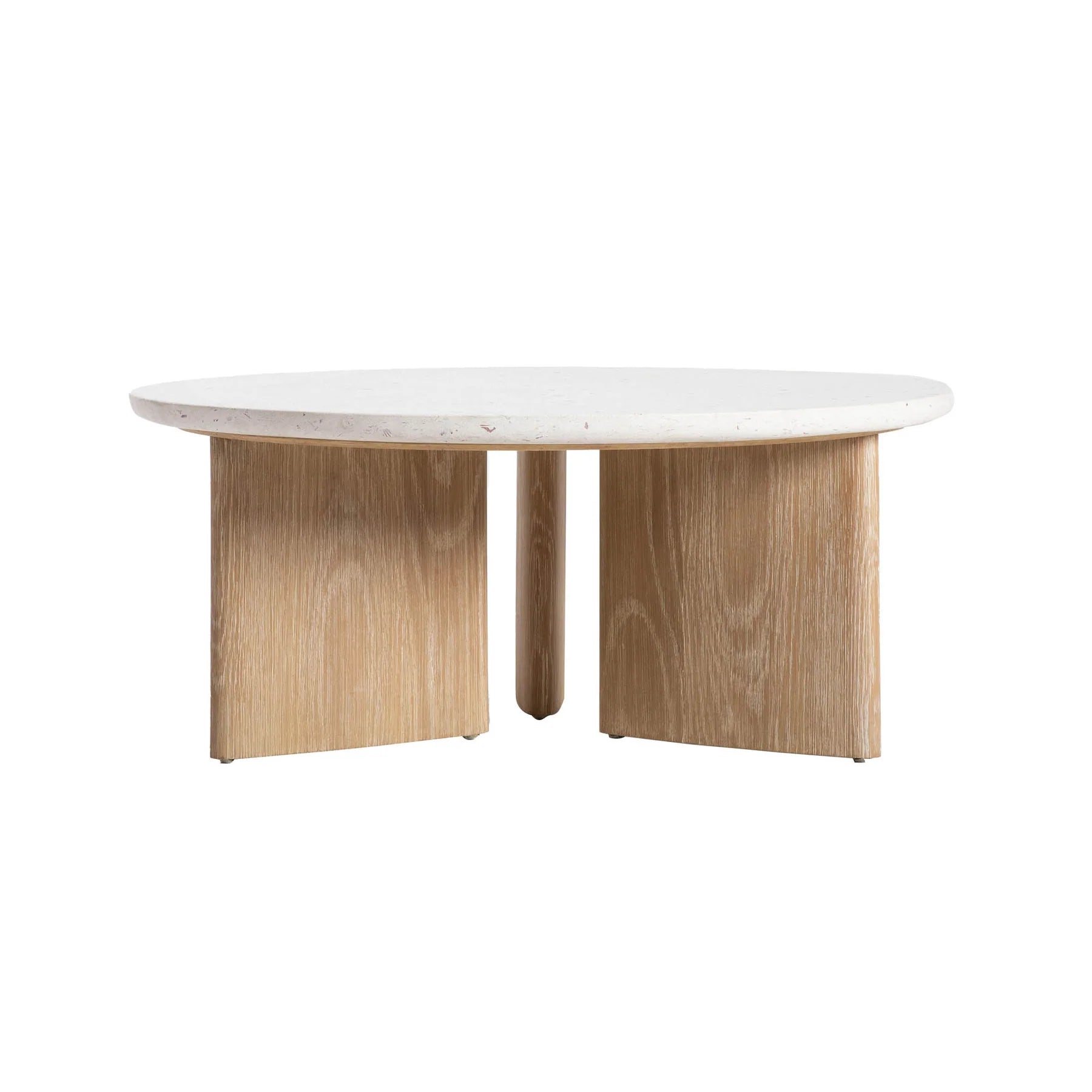 Infinity Coffee Table - Seashell Finish - Calgary Furniture Store