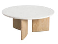 Infinity Coffee Table in Calgary - Seashell Finish