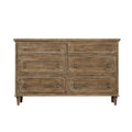 Interlude 6 Drawer Dresser - Sandstone Finish | Calgary Furniture Store