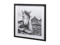 Ireland Black and White Framed Photo Print Matted Under Glass in Calgary in a white background