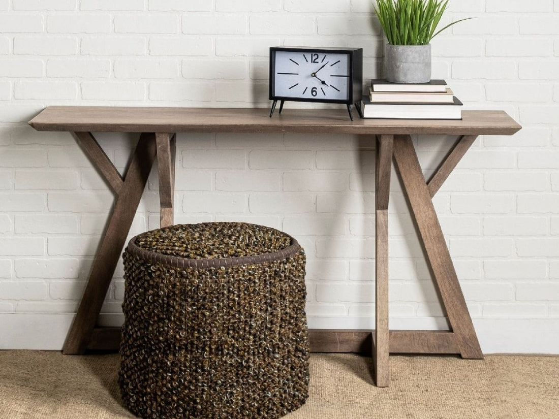 Jennings Console Tables - Light Brown  Calgary Furniture Store