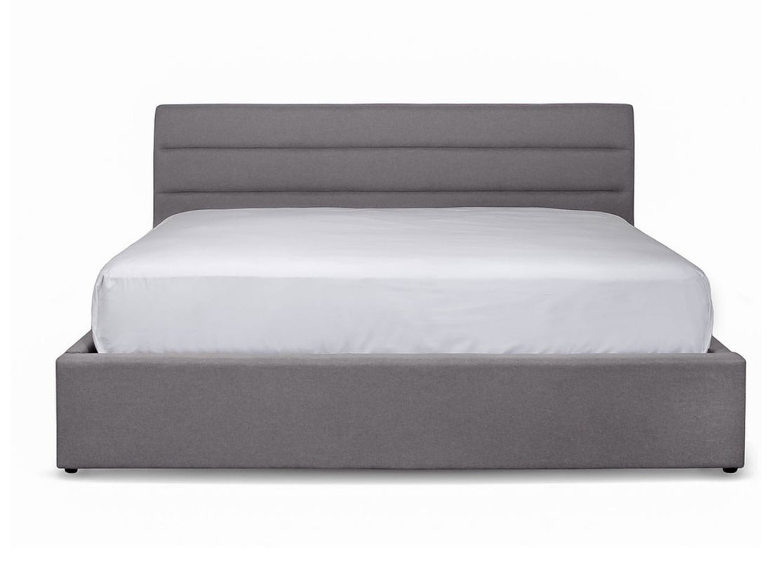 Justin King Storage Bed Griege