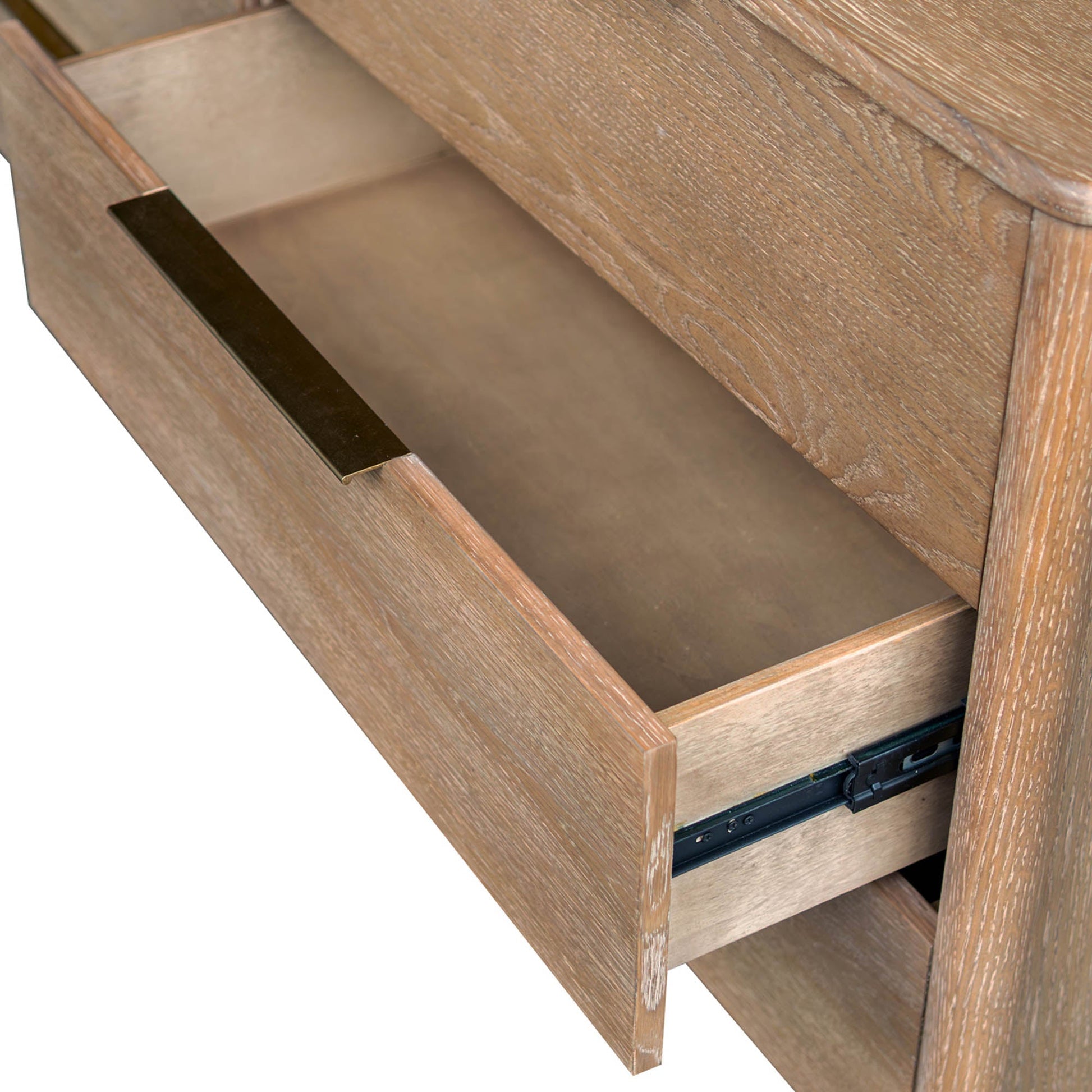 Kamelia 6-Drawer Sand Dresser Solid Wood Storage Chest