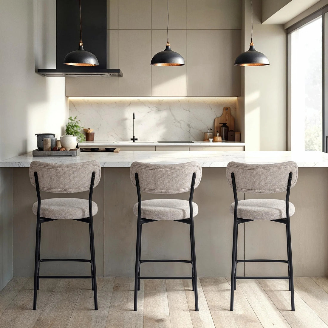 KAI COUNTER STOOL - BONE WHITE - Calgary Furniture Store