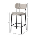 KAI COUNTER STOOL - BONE WHITE - Calgary Furniture Store