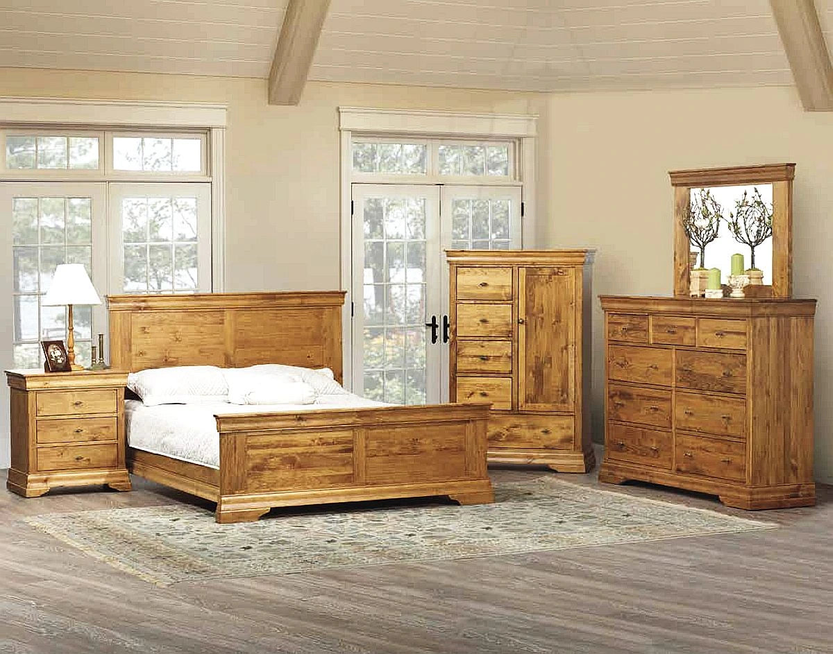 Rustique Sleigh Bed Collection in Calgary