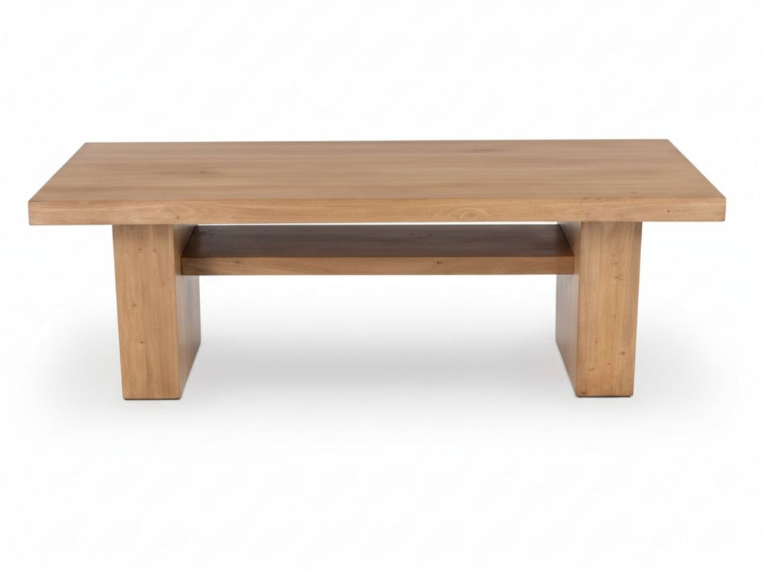 Kristiland Rectangular Cocktail Table in a white background - Calgary Furniture Store 