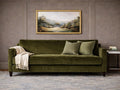 Landon Canadian Custom Sofa with a landscape wall painting