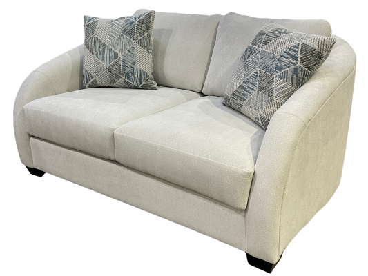 Lila Loveseat Compact Two-Seater Upholstered Deep Seat Plush Cushions