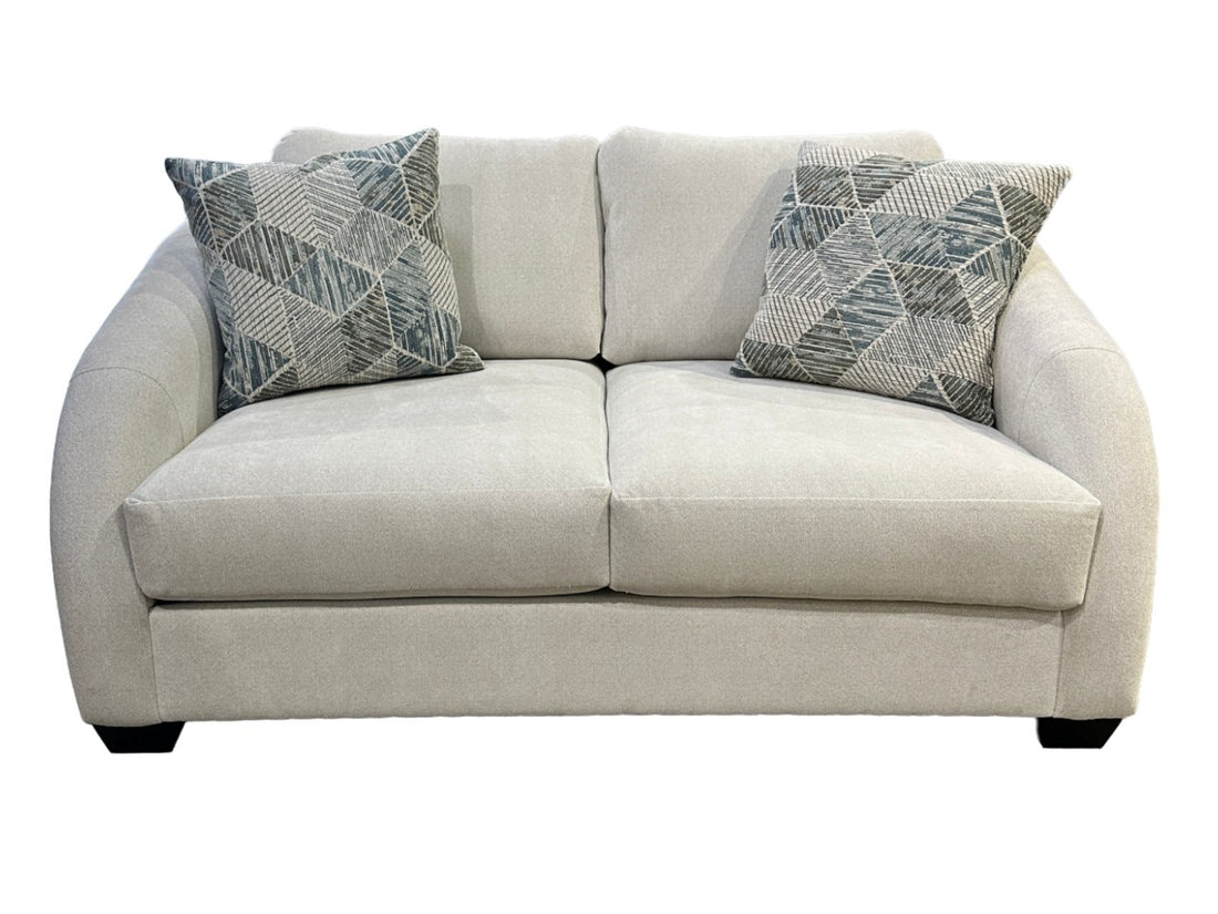 Lila Loveseat Compact Two-Seater Upholstered Deep Seat Plush Cushions