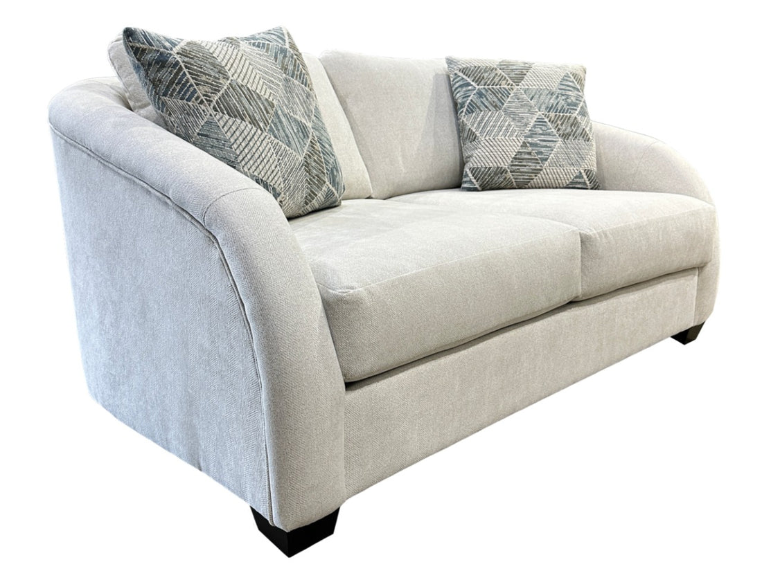 Lila Loveseat Compact Two-Seater Upholstered Deep Seat Plush Cushions