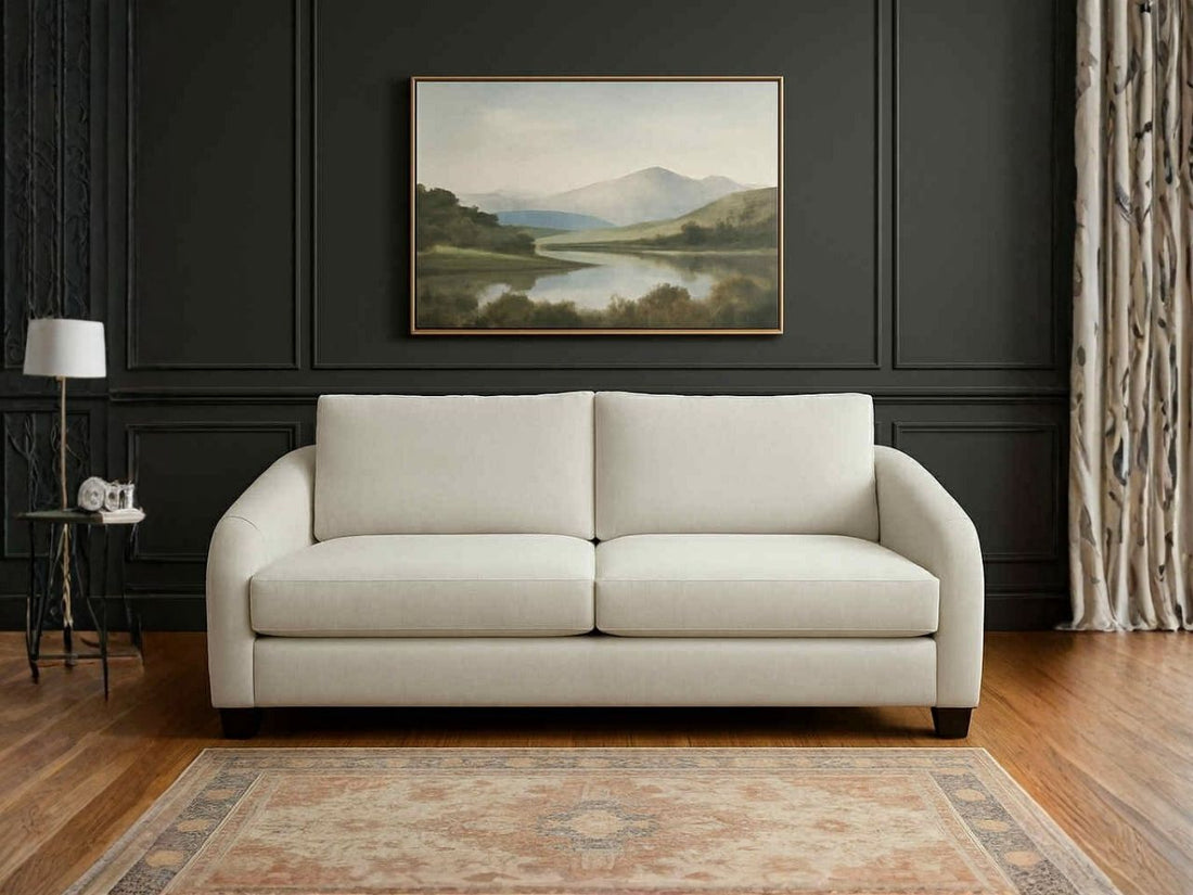 Lila Modern Deep-Seat Sofa with Plush Cushions and Pillows