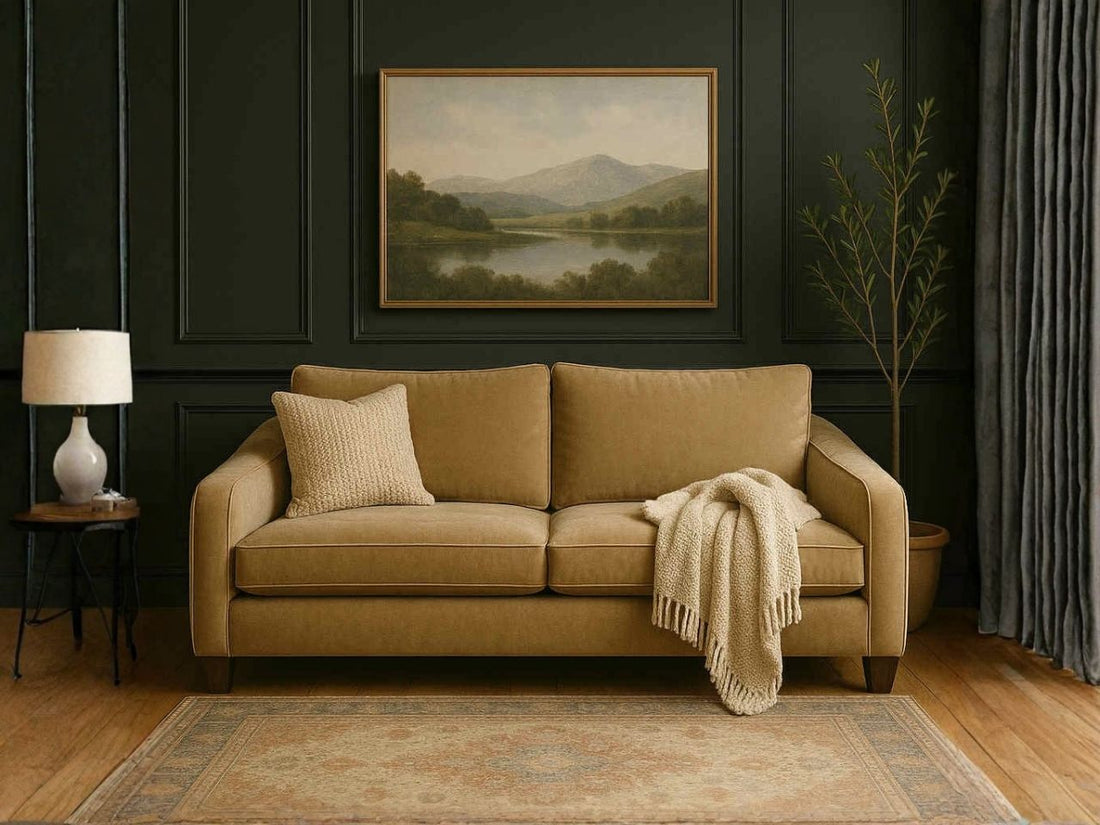Lila Modern Deep-Seat Sofa with Plush Cushions and Pillows