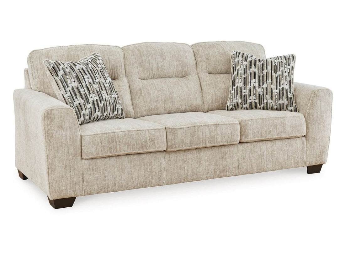 Lonoke Modern Deep-Seating Sofa with Plush Upholstery and Pillows in Calgary in a white background