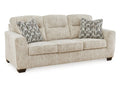 Lonoke Modern Deep-Seating Sofa with Plush Upholstery and Pillows in Calgary in a white background 