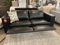 🇨🇦 Custom Top Grain Leather Sofa with Power Recliner | Calgary Furniture Store