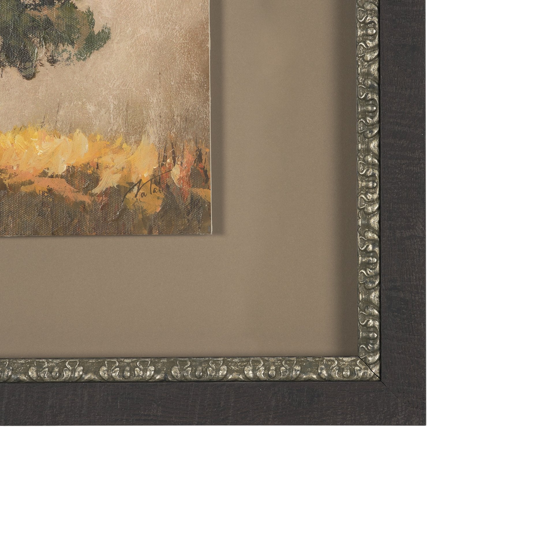 Memorable Sky by Mercana Studio a Hand Embellished Framed Art Print Matted under Glass - Calgary Furniture Store