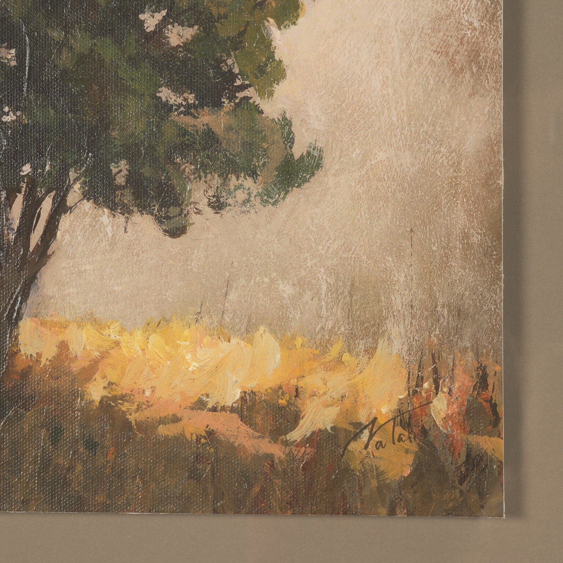 Memorable Sky by Mercana Studio a Hand Embellished Framed Art Print Matted under Glass - Calgary Furniture Store