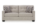 Mahoney Tufted Back Sofa with Soft Multi-Hued Fabric, Foam Cushions in Calgary in a white background