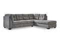 Marleton 2-Piece Sectional Sofa with Chaise Right or Left Facing in Calgary in a white background