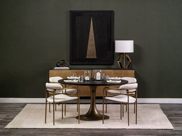 McLeod_II_Dining_Table in Calgary with 4 dining chairs