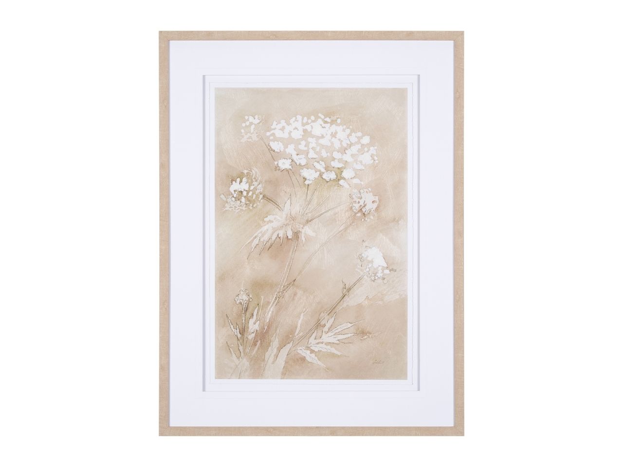 Mercana Wildflower Framed Wall Art Series — Hand-Embellished Floral Prints in Calgary in a white background