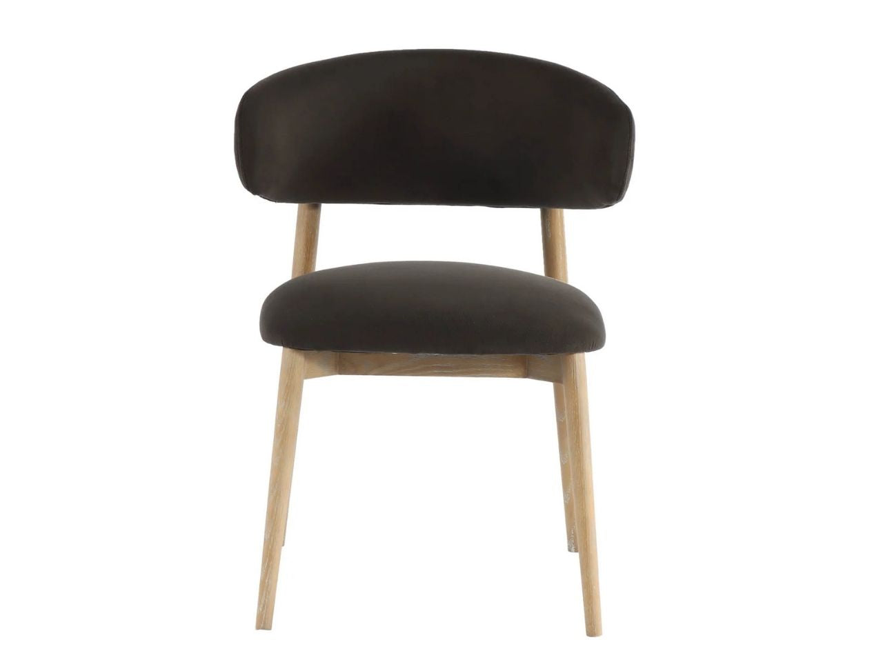 MILO DINING CHAIR - SLATE CHARCOAL LH in a white background