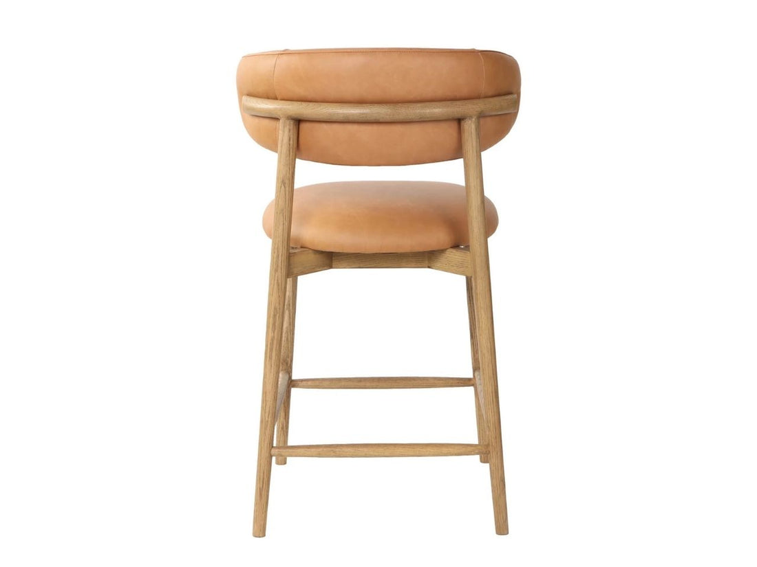 MILO COUNTER STOOL - HAZELNUT - Calgary Furniture Store