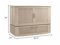 Eden Arched Solid Wood Cabinet Bed - Calgary Furniture Store