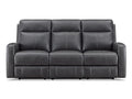 Quartz reclining sofa with dimensions shown on a white background.