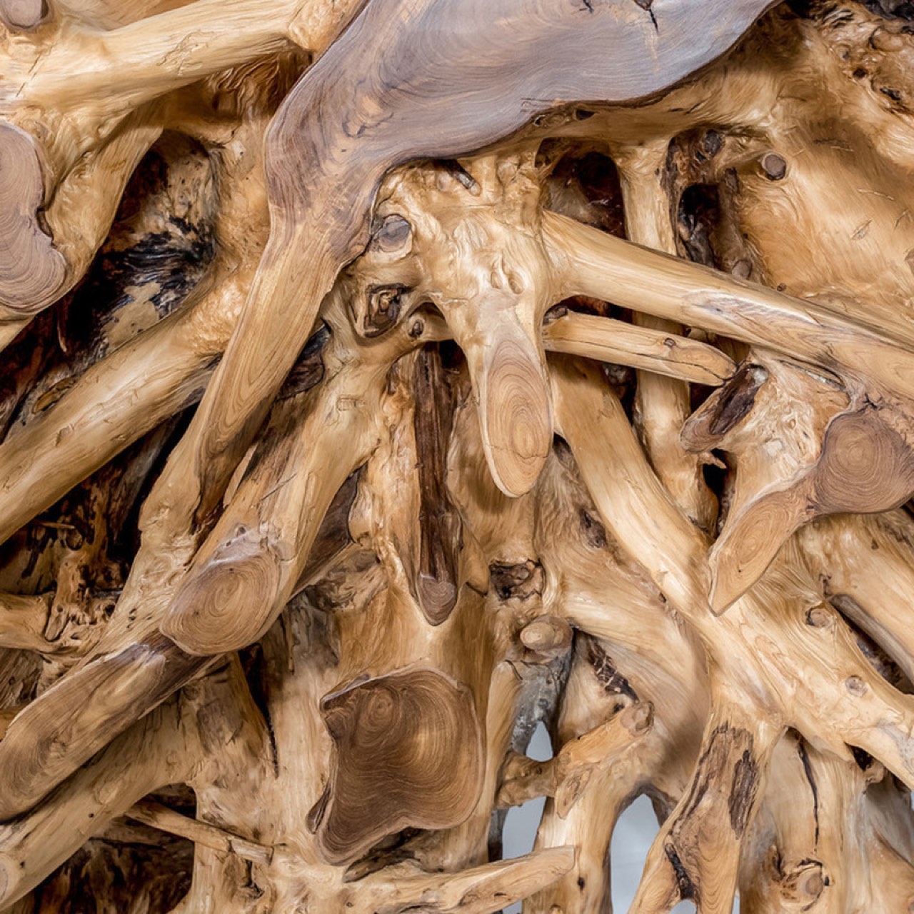 Natura Bebas Console S Solid Live Edge Teak Console Table