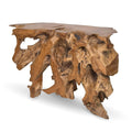 Natura Bebas Console S Solid Live Edge Teak Console Table