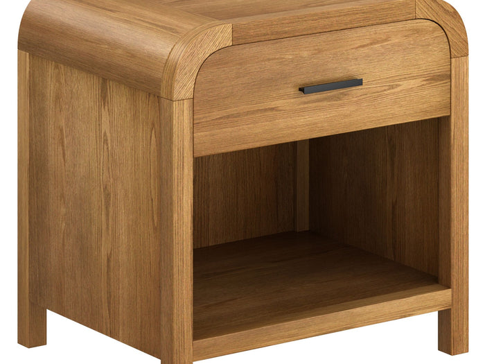 Bowman 1 Drawer Accent Table in Natural - Calgary Furniture Store