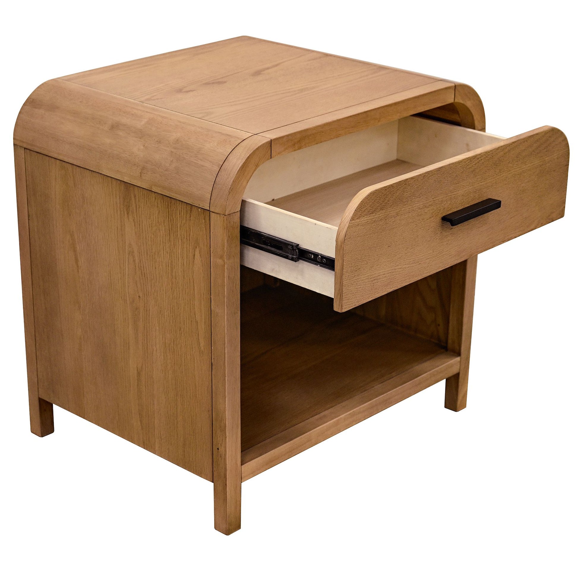 Bowman 1 Drawer Accent Table in Natural - Calgary Furniture Store