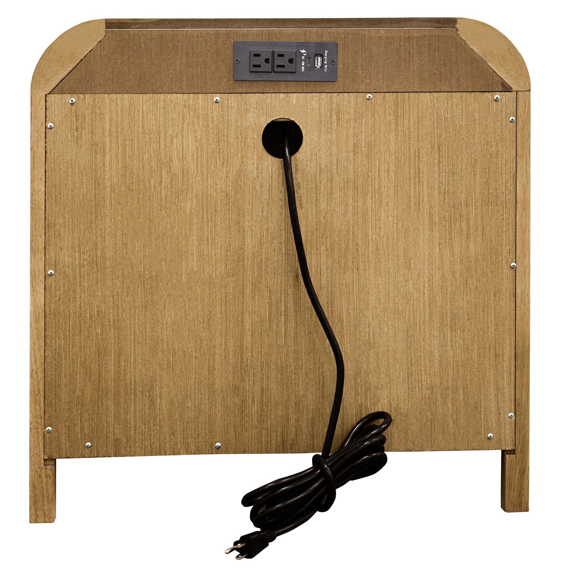 Bowman 1 Drawer Accent Table in Natural - Calgary Furniture Store