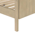 OPERA HIGH FOOTBOARD BED - SCRUBBED TEAK - Calgary Furniture Store